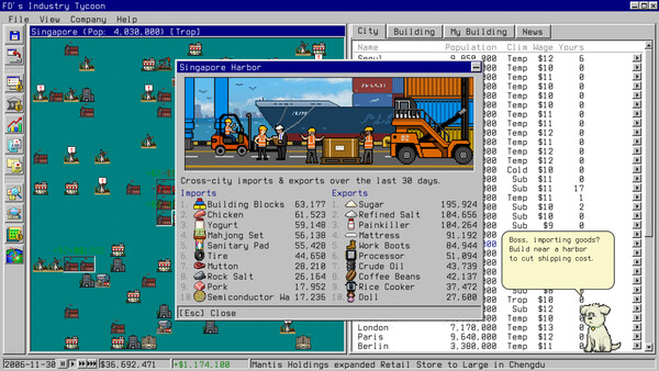 Скриншот 2 из игры FD's Industry Tycoon