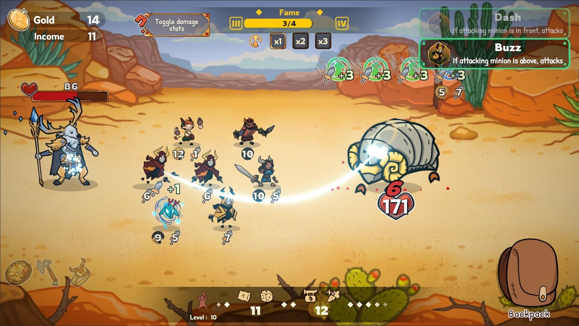 Onward! Autobattles Demo screenshot 1
