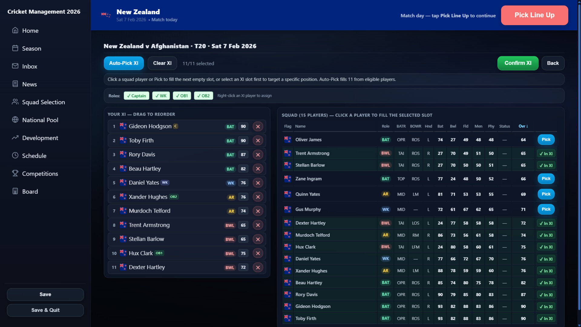 Cricket Management 26 screenshot #7