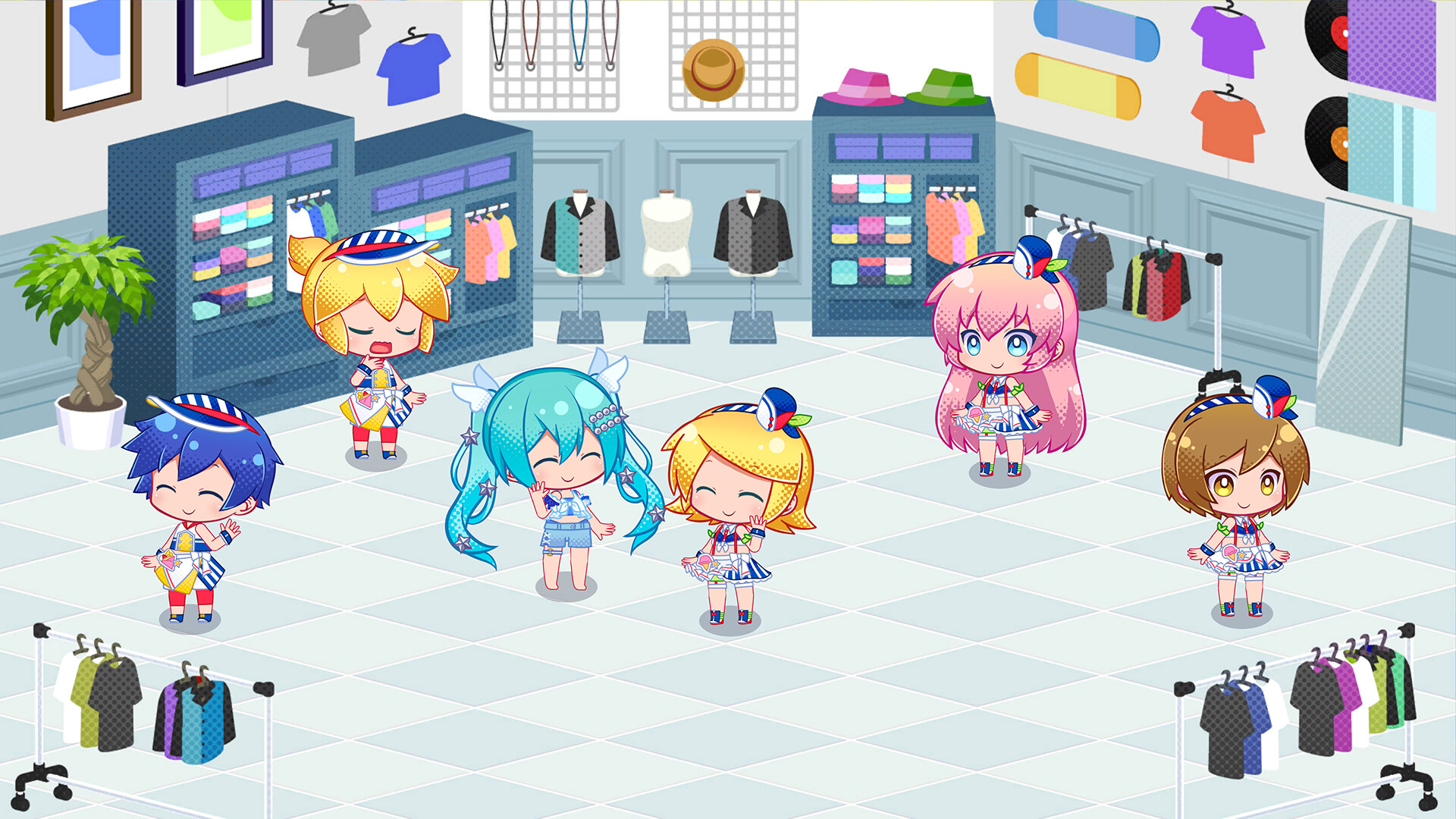 Hatsune Miku Logic Paint S+ Tropical Vacation screenshot 3