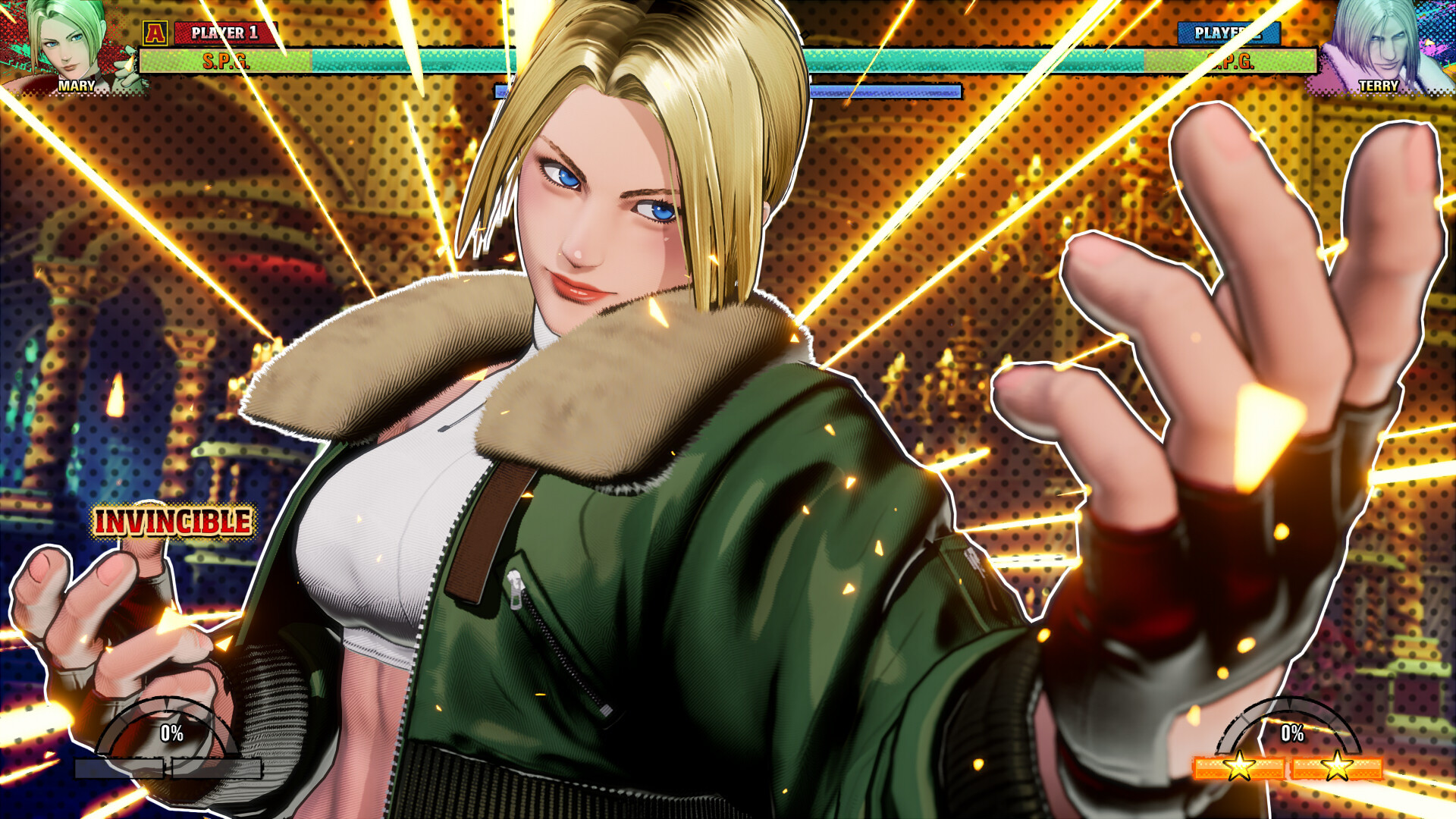 FATAL FURY CotW - DLC Character "Blue Mary" Featured Screenshot #1