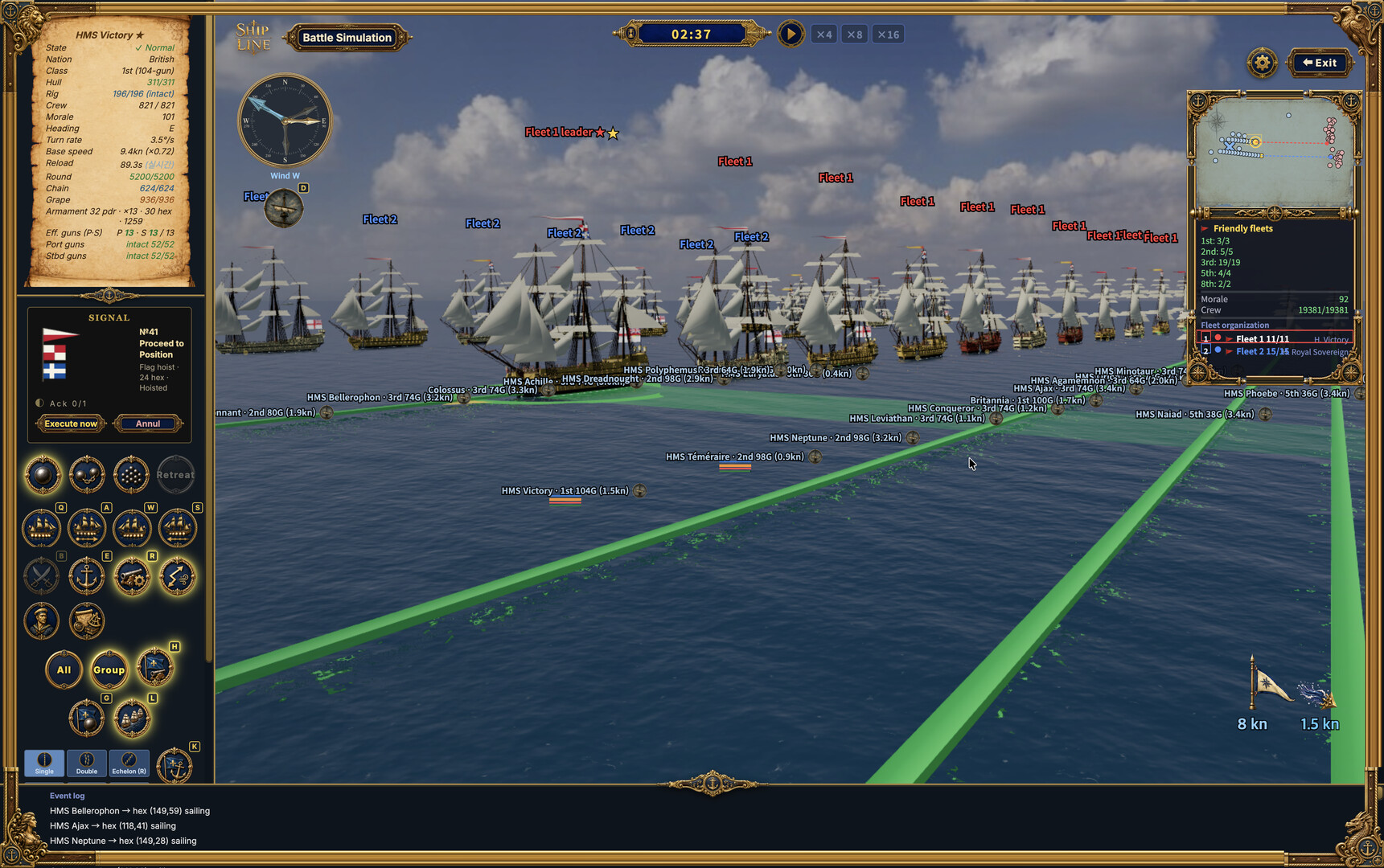 Ship of the line screenshot 3
