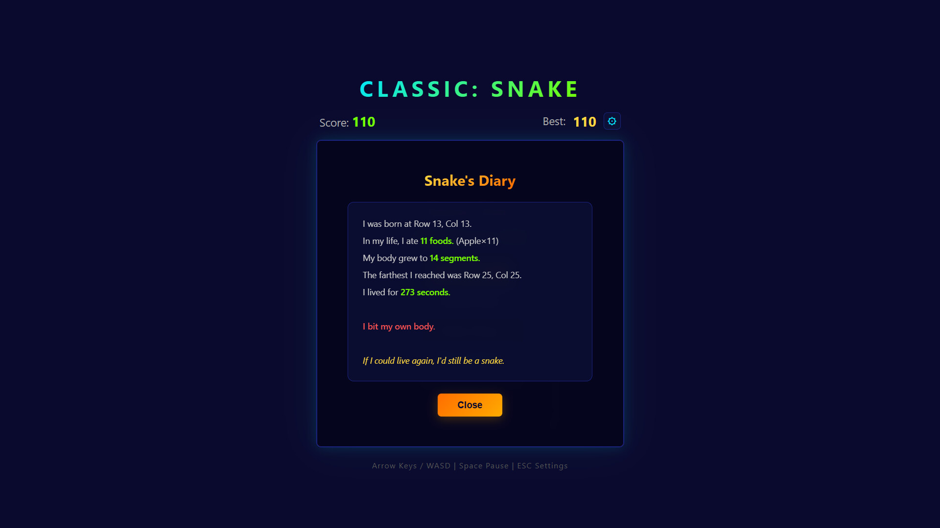 Classic: Snake screenshot 4