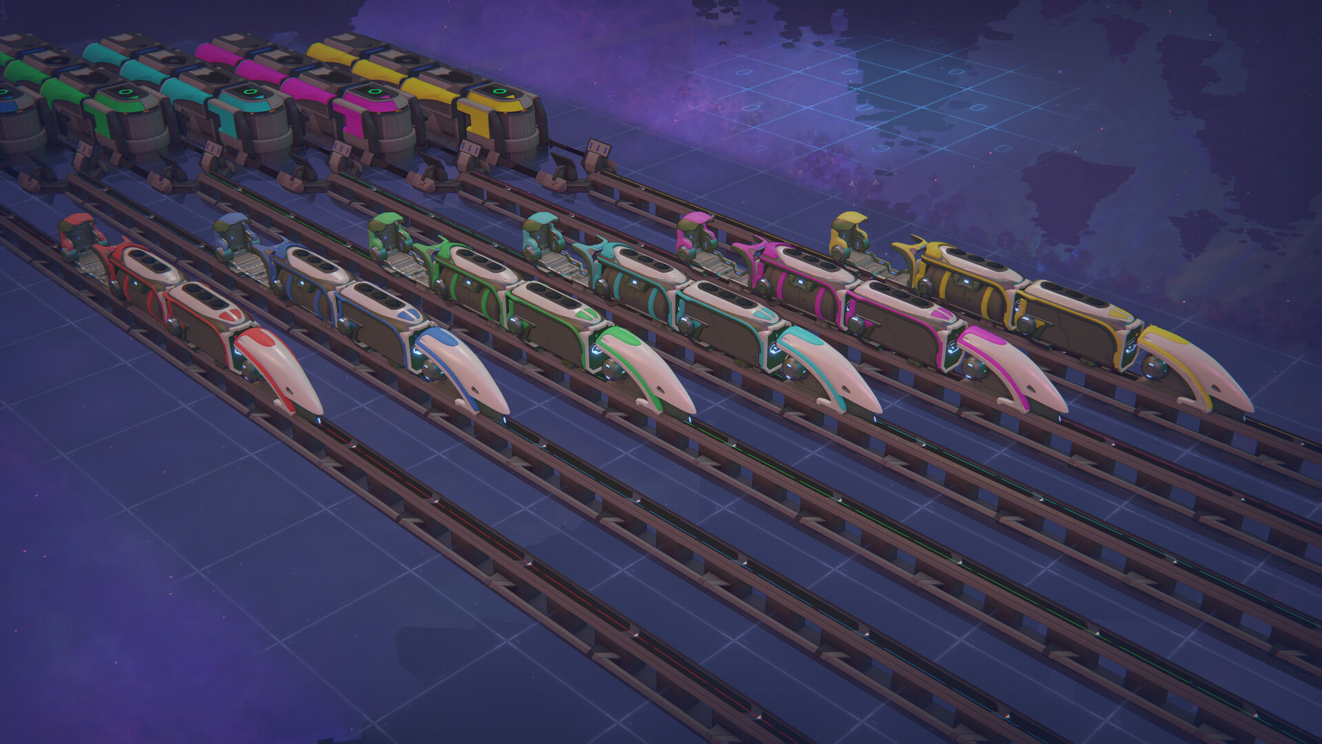 Shapez 2 - Hyper Skin DLC Featured Screenshot #1