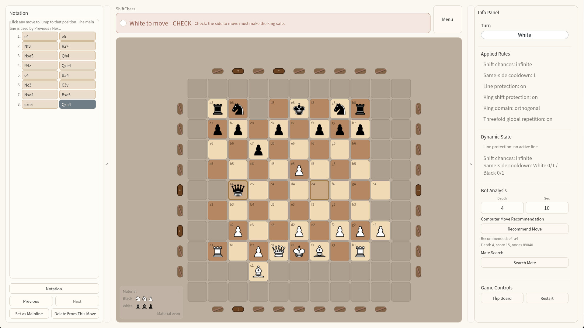 Shift Chess screenshot 7