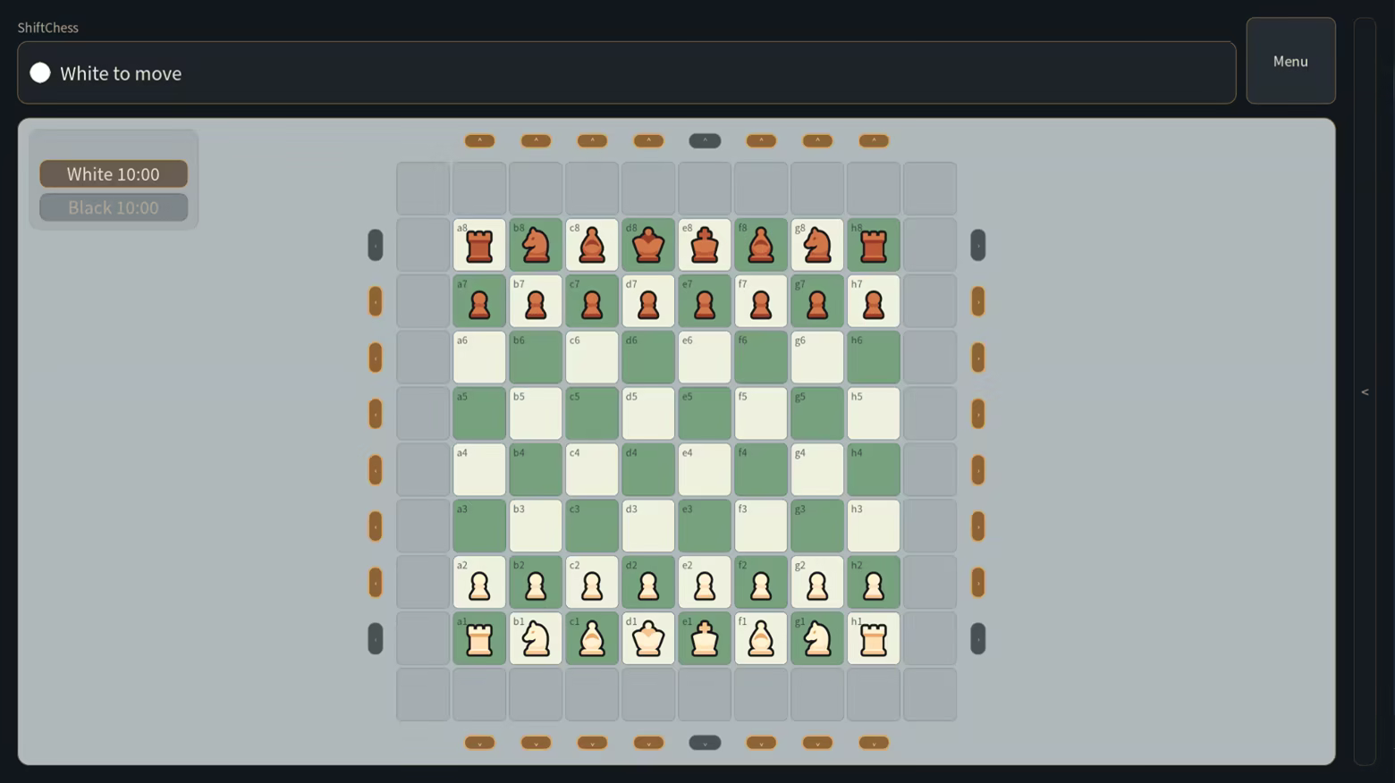 Иллюстрация из описания игры Shift Chess