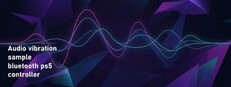 Audio vibration sample bluetooth ps5 controller