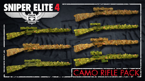 KHAiHOM.com - Sniper Elite 4 - Camouflage Rifles Skin Pack