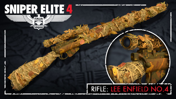 Sniper Elite 4 - Camouflage Rifles Skin Pack.