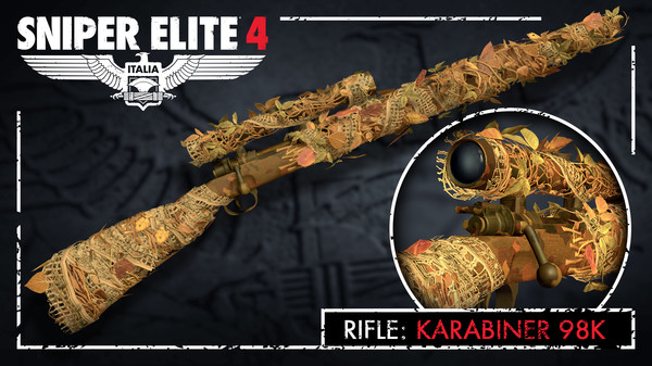 Sniper Elite 4 - Camouflage Rifles Skin Pack.