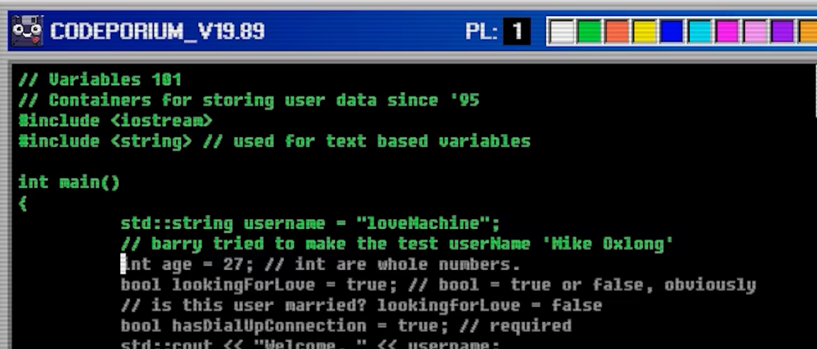 MatchMaker95 - A Programming Simulator video 1