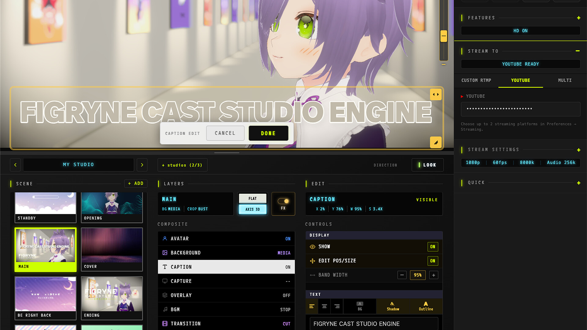Figryne Cast Studio Engine screenshot 8