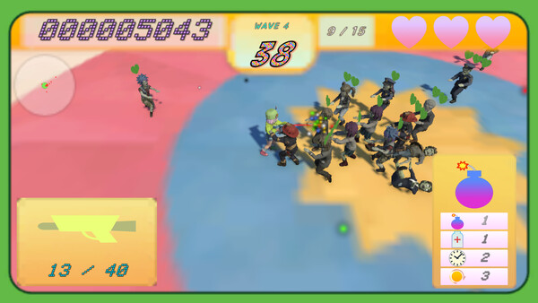 POPPER GIRL VS ZOMBIES screenshot 2