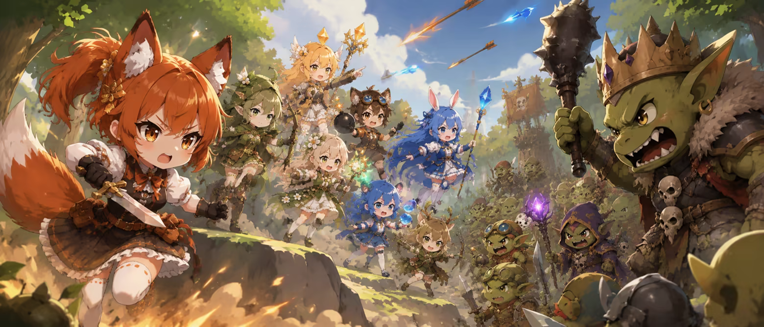 Girls vs Goblins screenshot 1
