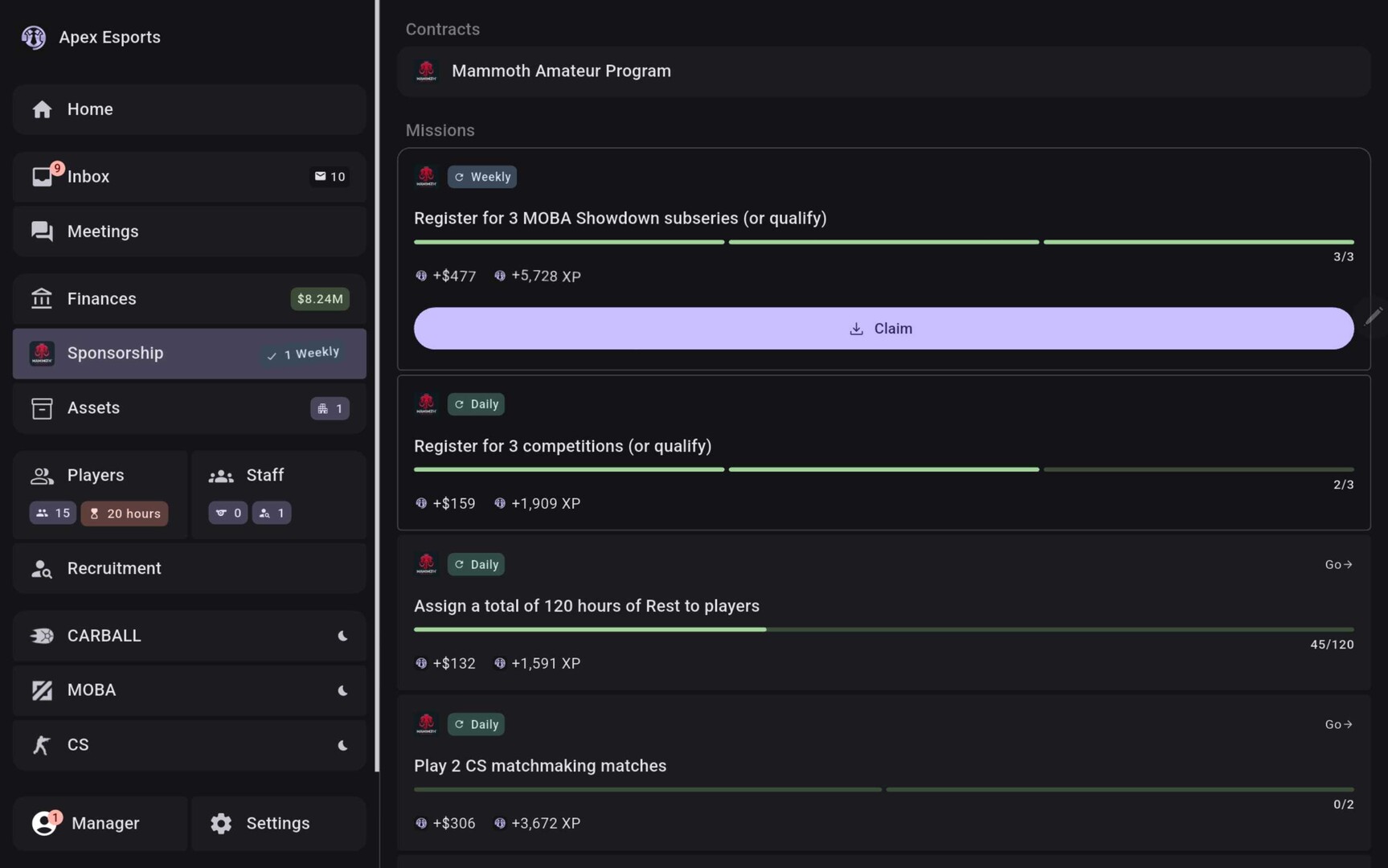 ESMO: Esports Manager Online screenshot 7