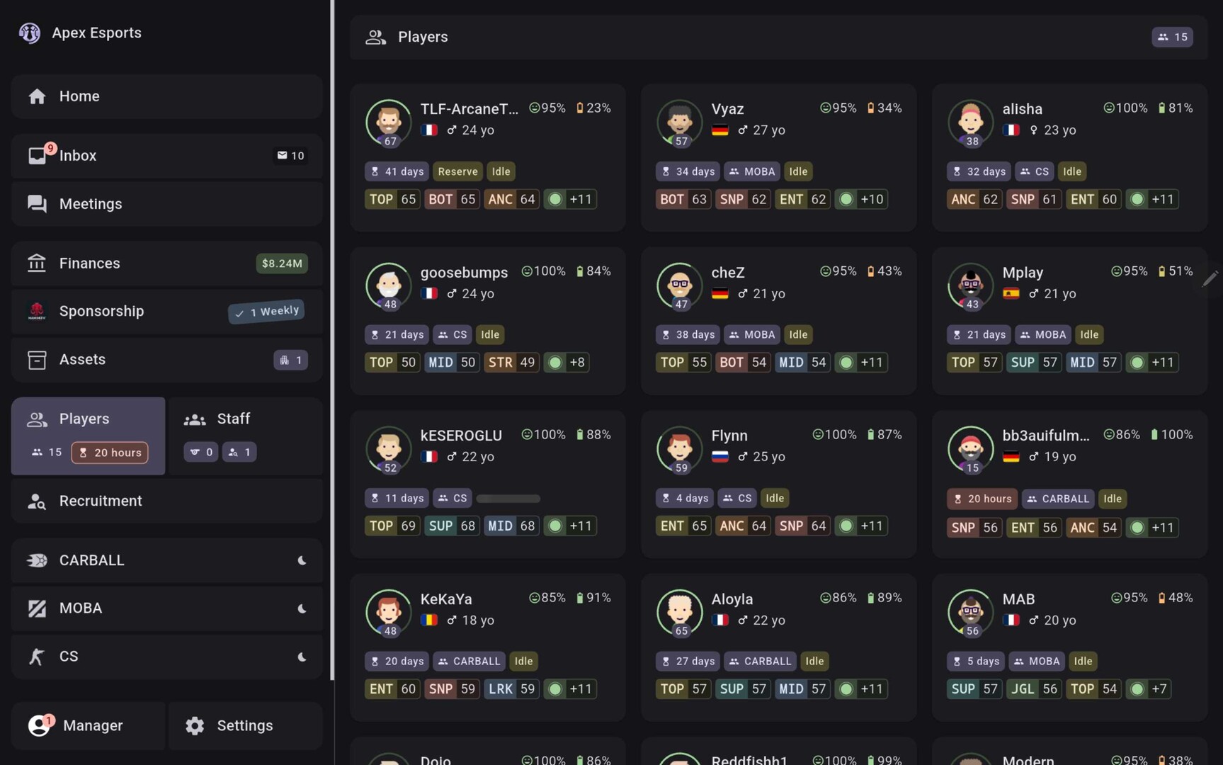 ESMO: Esports Manager Online screenshot 6