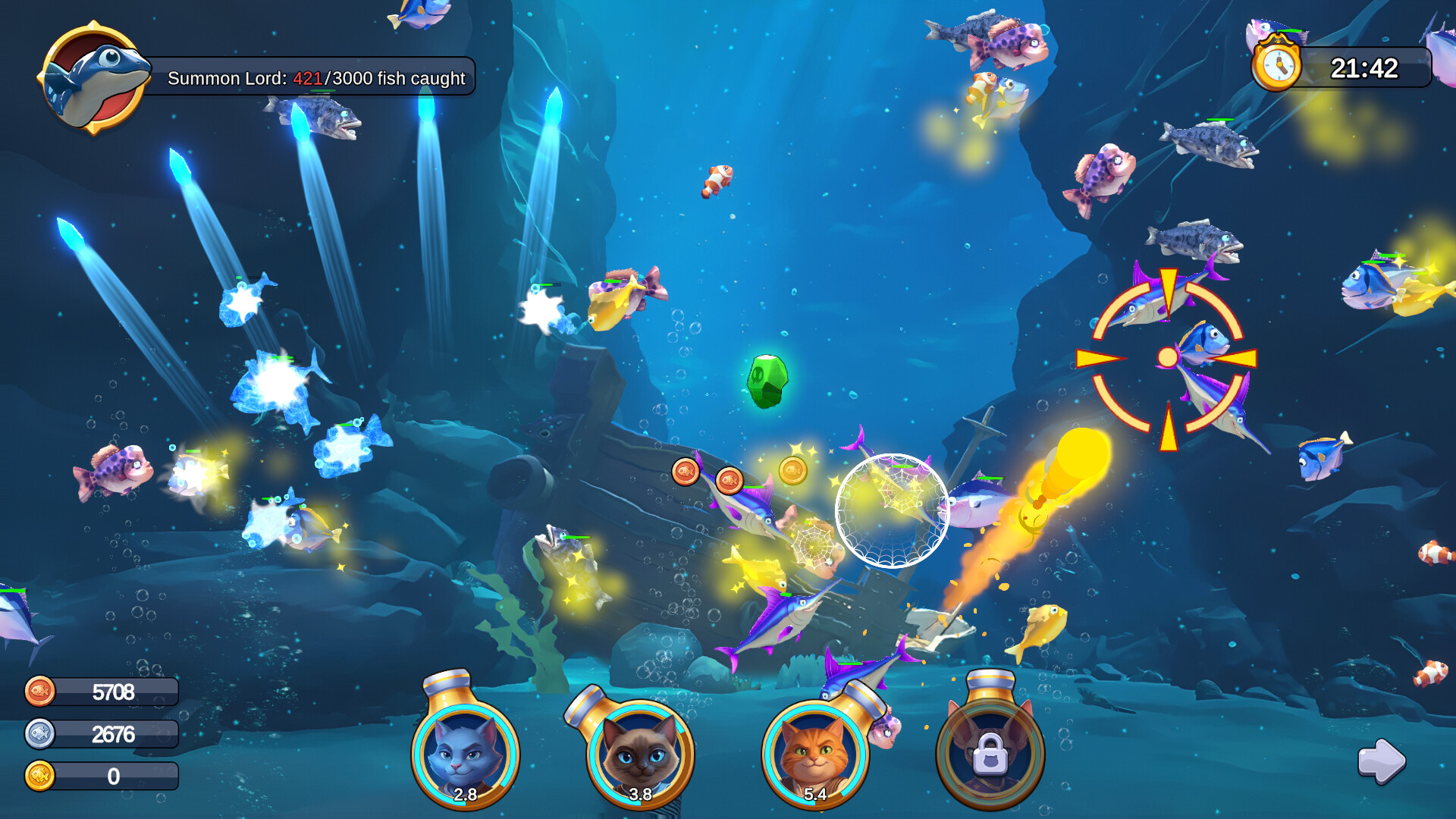 Meow Squad: Incremental Fishing screenshot 4