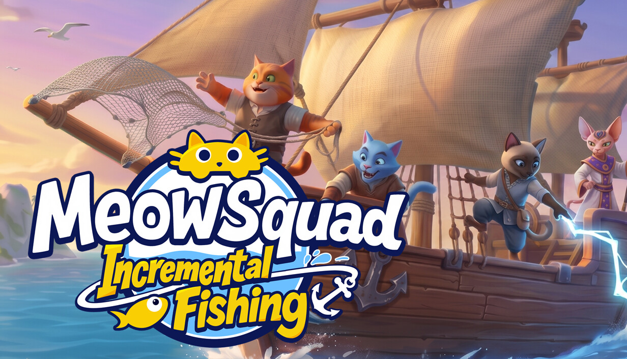 Meow Squad: Incremental Fishing cover art