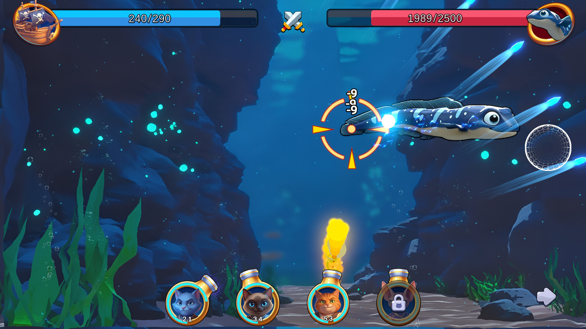 Meow Squad: Incremental Fishing screenshot 2