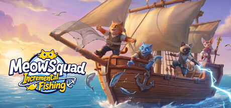 Meow Squad: Incremental Fishing — Steam game cover