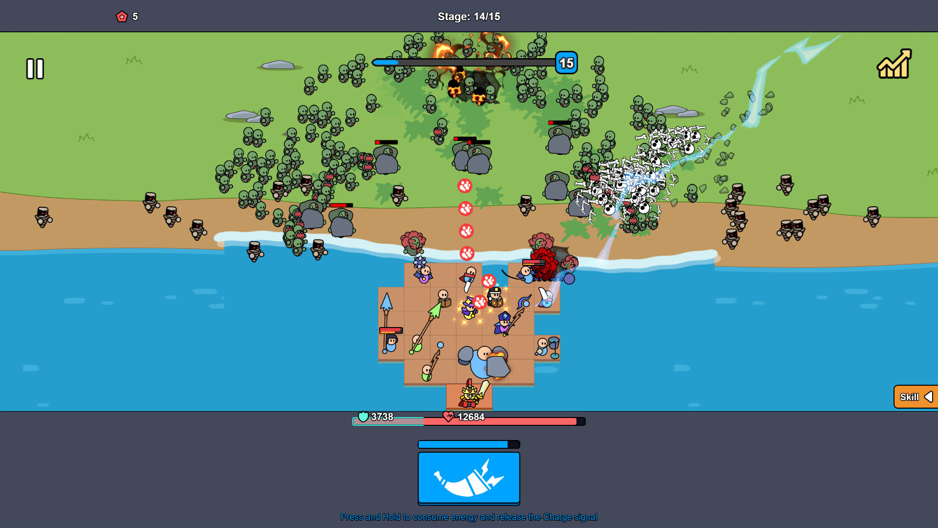 Beach Defense: Zombie Invasion screenshot #4