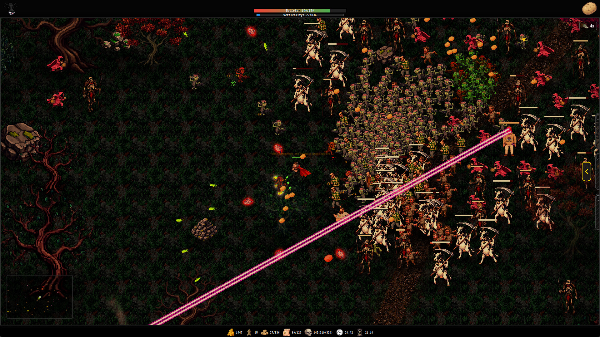 SZKELETAL: Estrogen Dracul's Potato Hunger screenshot 2