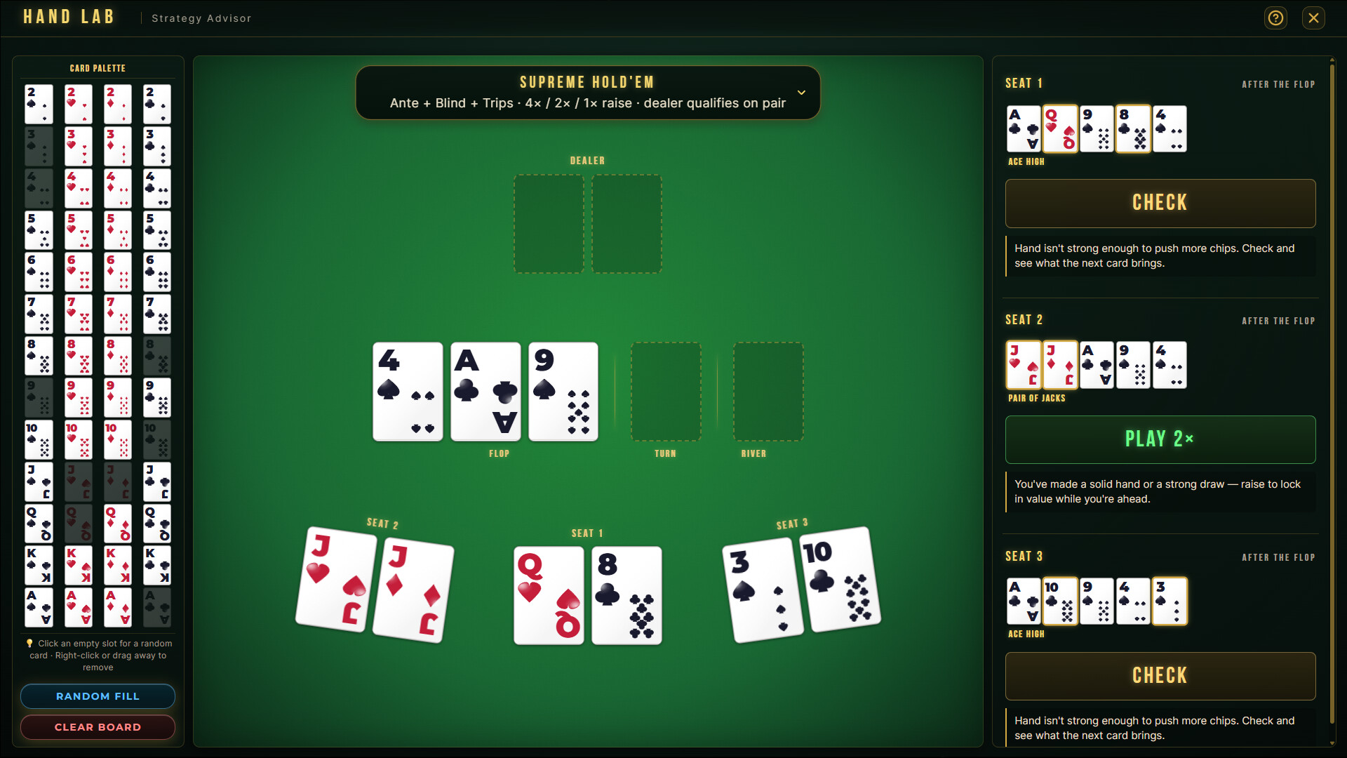 Vegas Hold'Em: Ultimate Casino Hold'em Poker Collection With Strategy Trainer screenshot 4