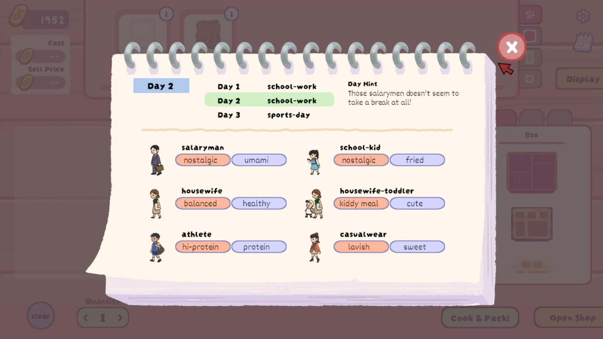 Bento Days screenshot #2