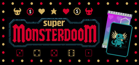 Super Monsterdoom(カジュアル・インディー、開発: Magical Mistery Shop)のヘッダー画像