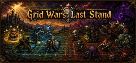 Grid Wars: Last Stand(インディー・RPG、開発: MCE Games、2026年発売)のヘッダー画像