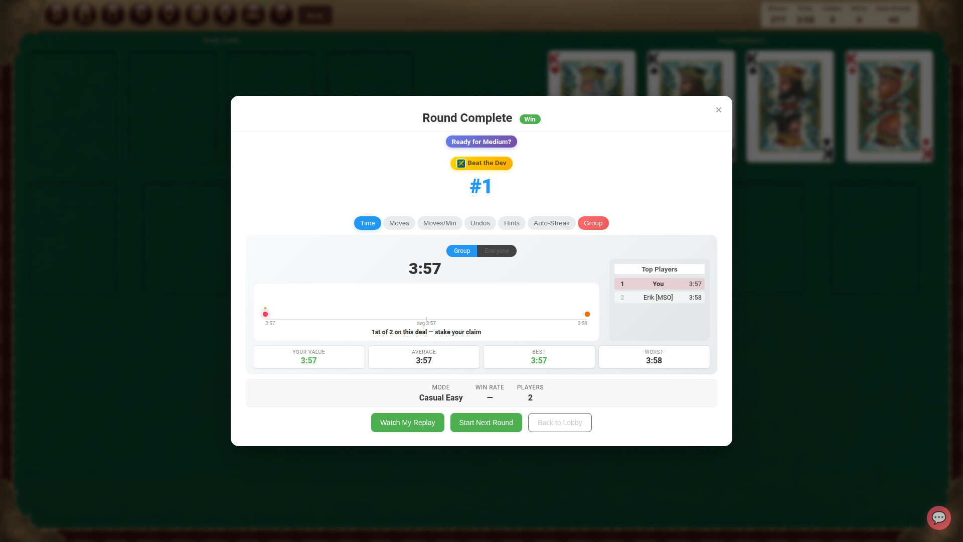 MSO FreeCell Arena screenshot 2