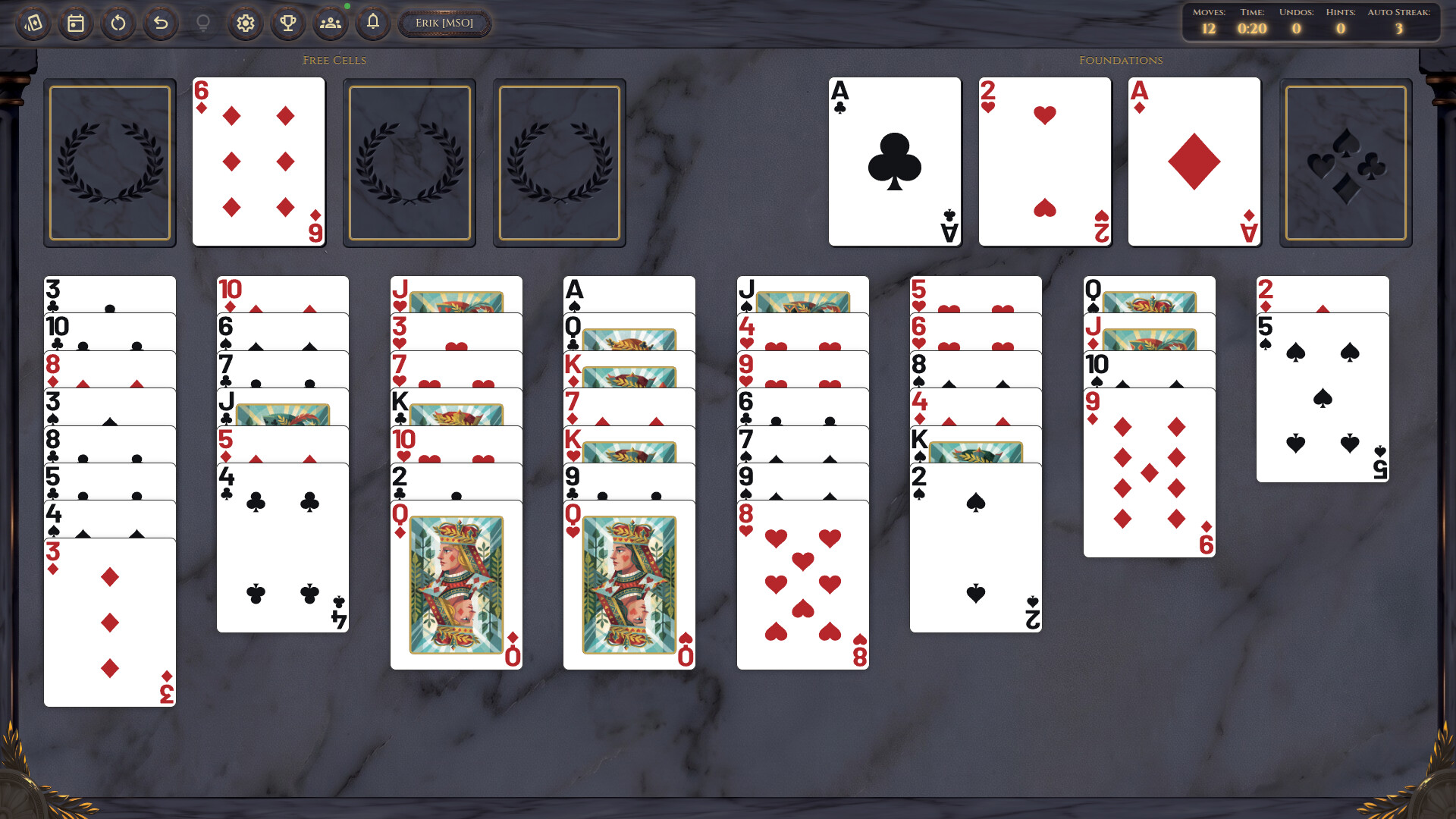MSO FreeCell Arena screenshot 6