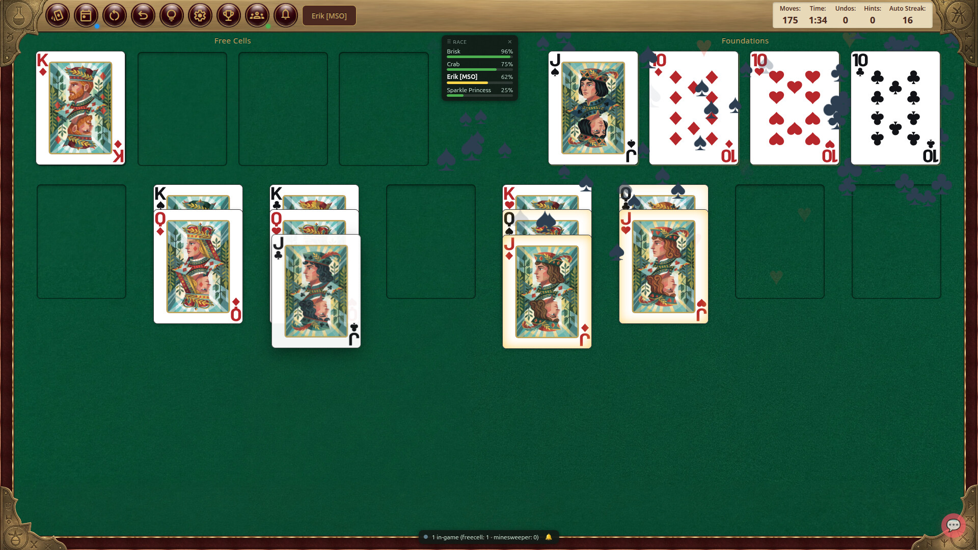 MSO FreeCell Arena