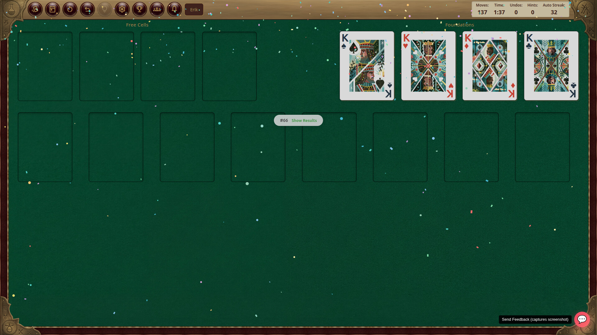 MSO FreeCell Arena screenshot 2