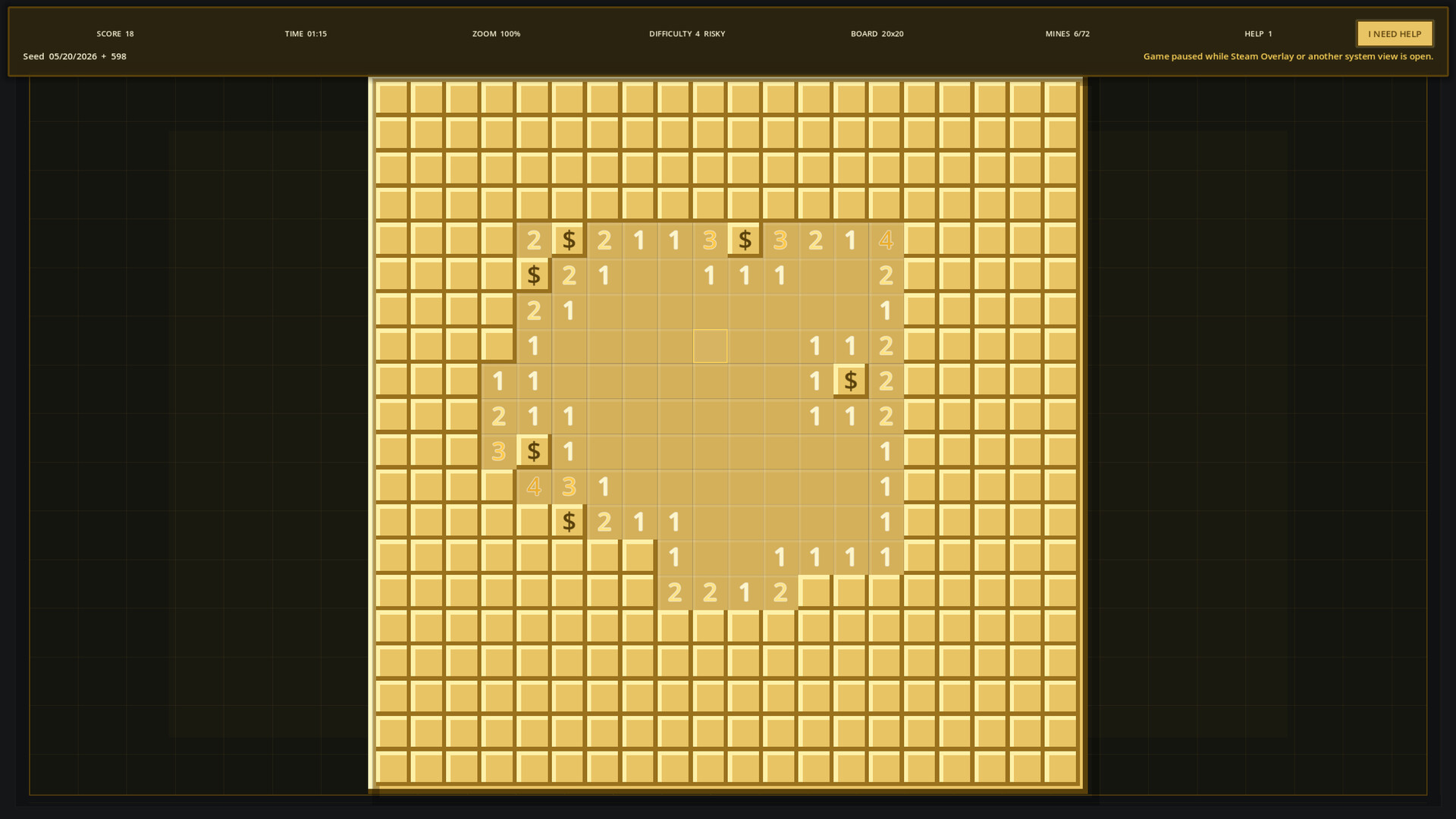 Minesweeper: Unlimited Expansion: Give Me Money