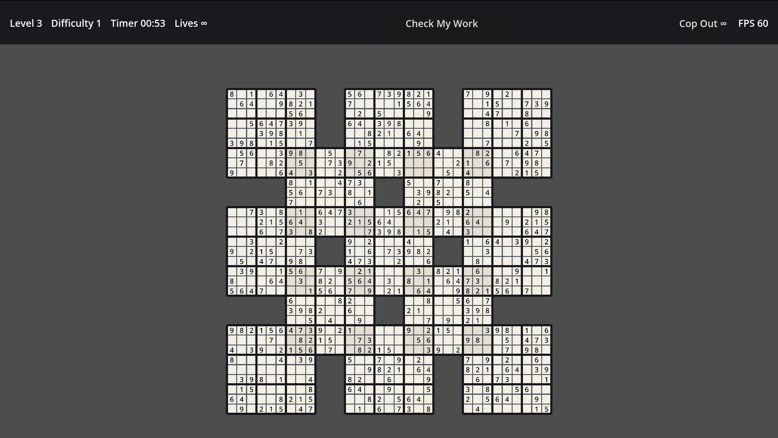 Sudoku: Unlimited Expansion