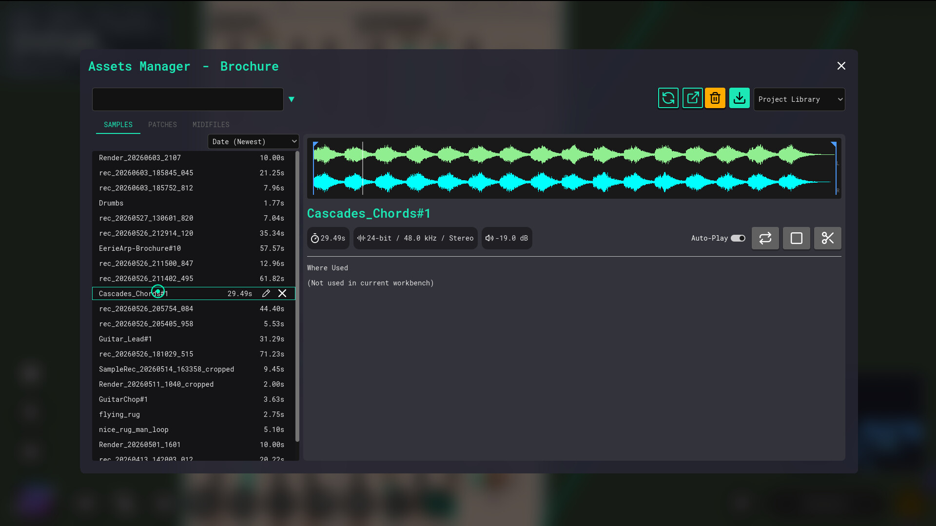 Sigilgraph Audioworkbench screenshot 3