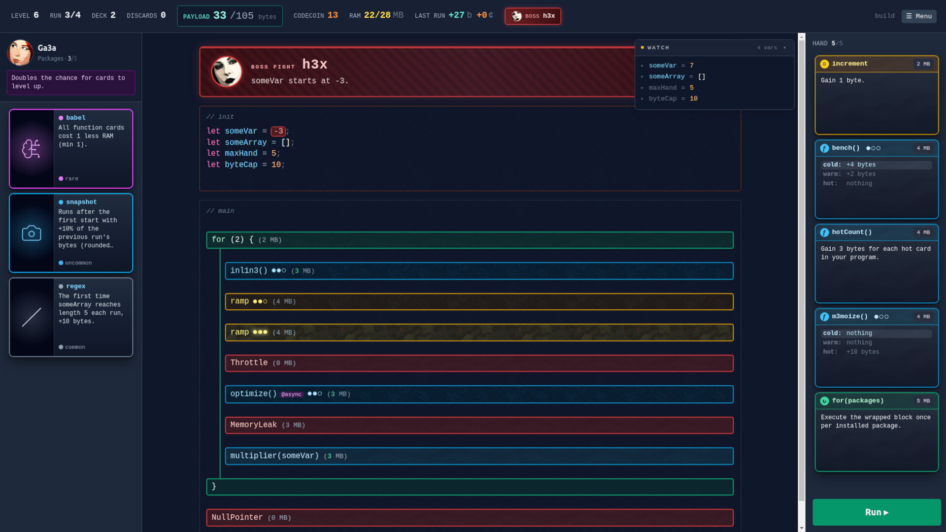 Nybble screenshot
