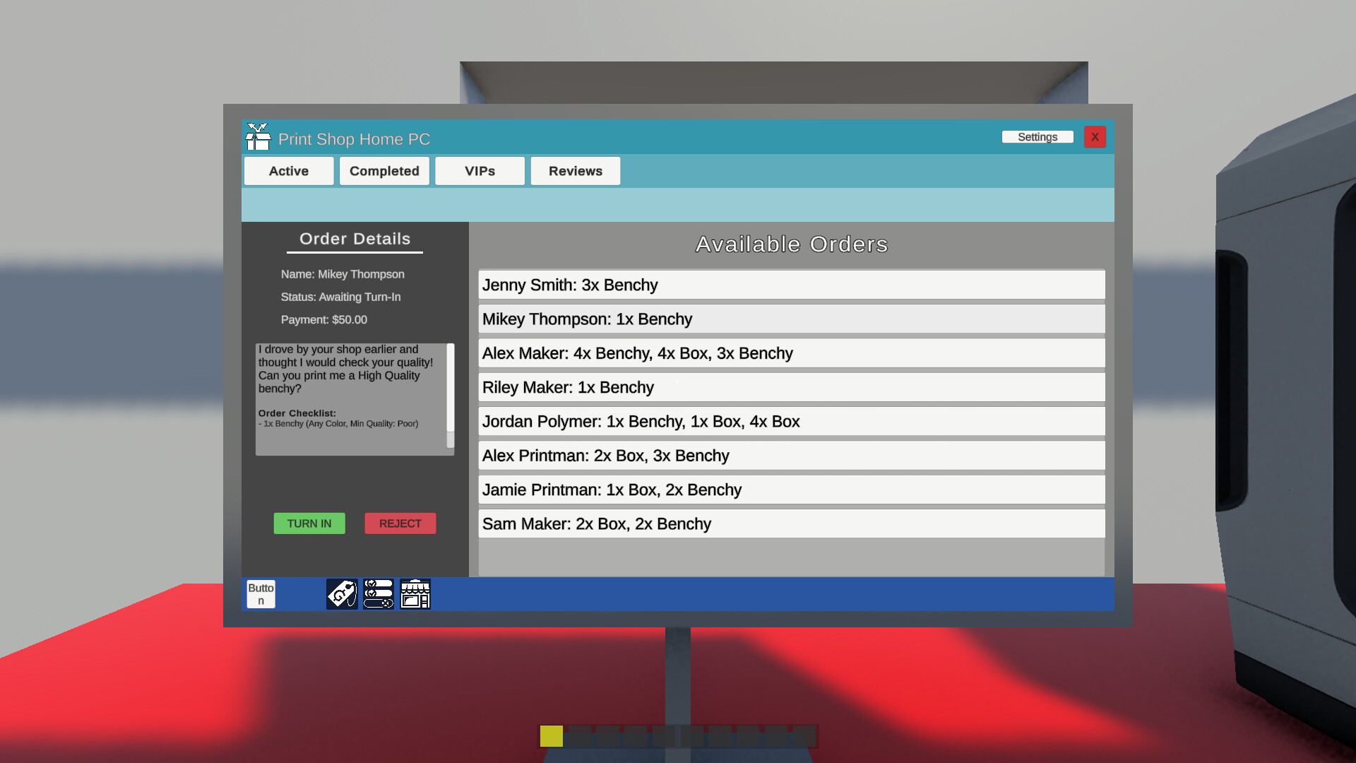 3D Print Shop Simulator Featured Screenshot #1