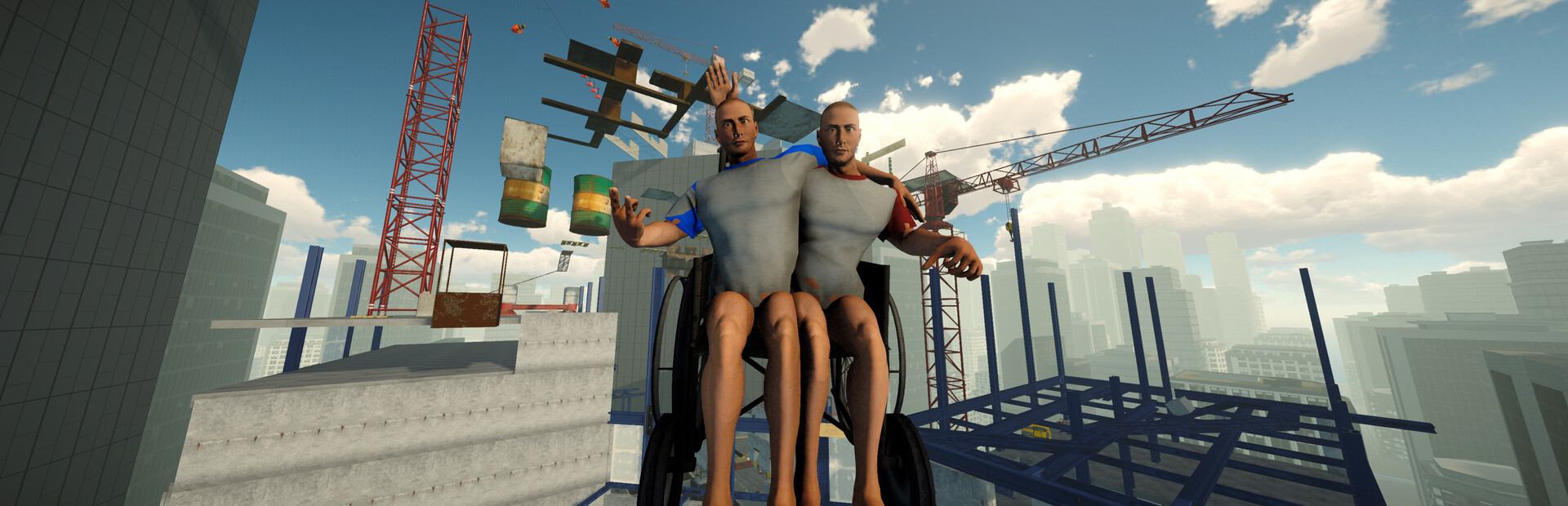 Wheelchair For Two