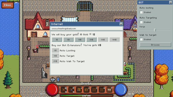 Game About Botting in an MMORPG スクリーンショット 2