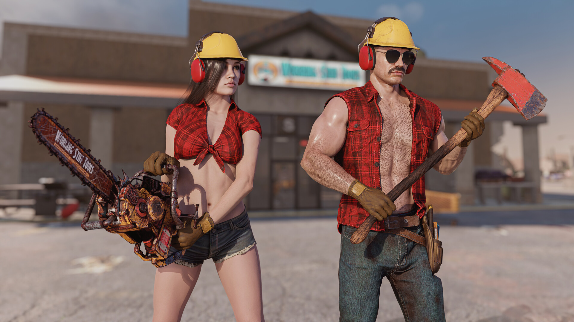 Working Stiff Armor Set screenshot 1