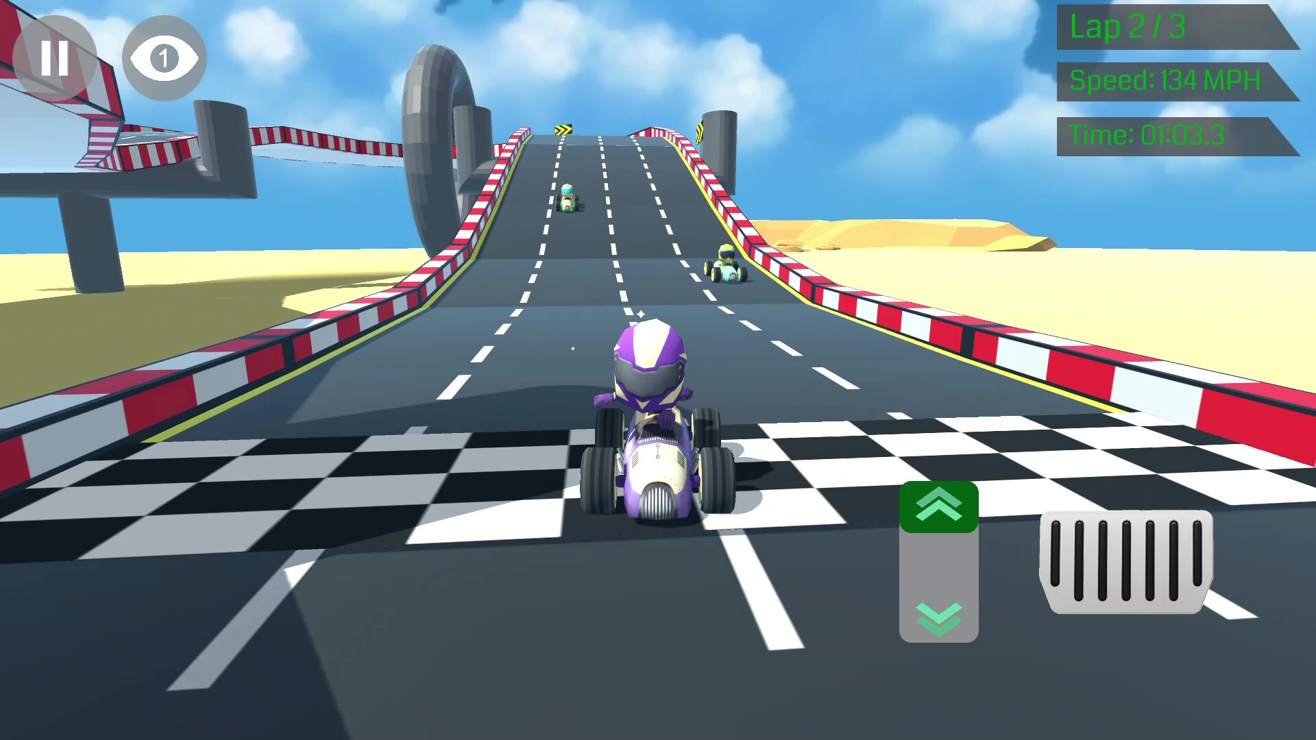 Mini Speedy Racers screenshot #2