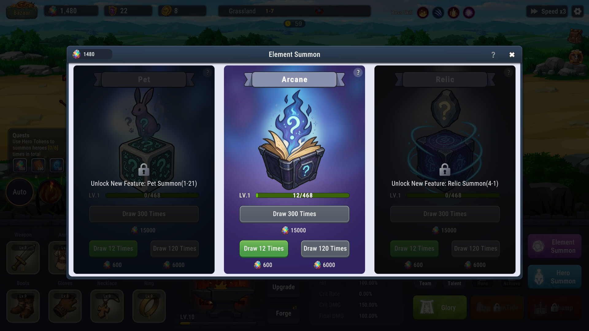 Elemental Master: Heroes Assemble Demo screenshot 1