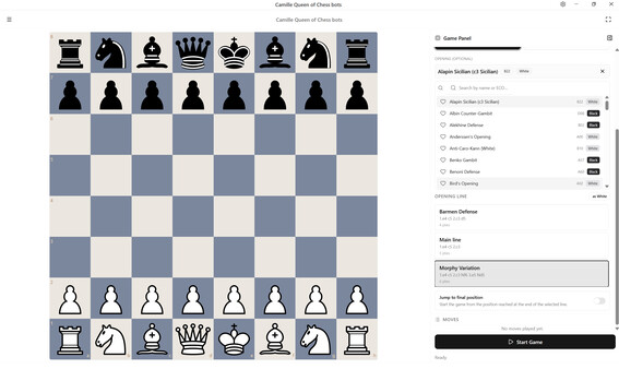 Camille Queen of Chess bots screenshot 4