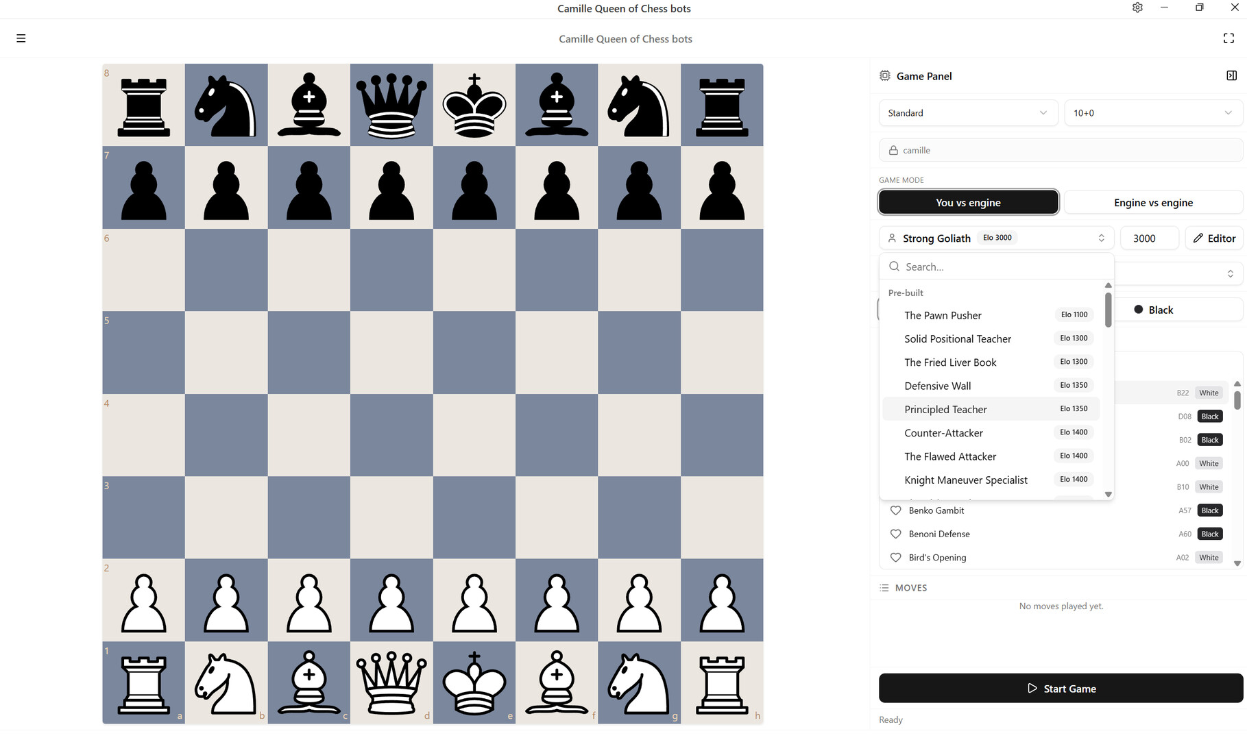 Camille Queen of Chess bots screenshot #3