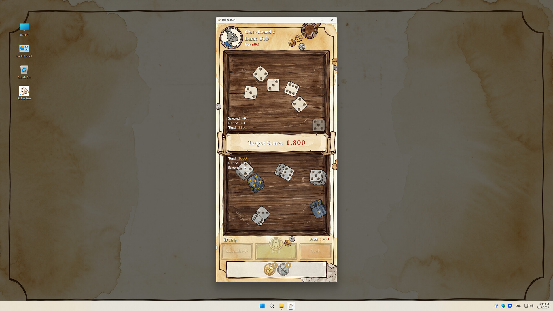 Roll to Ruin screenshot 1