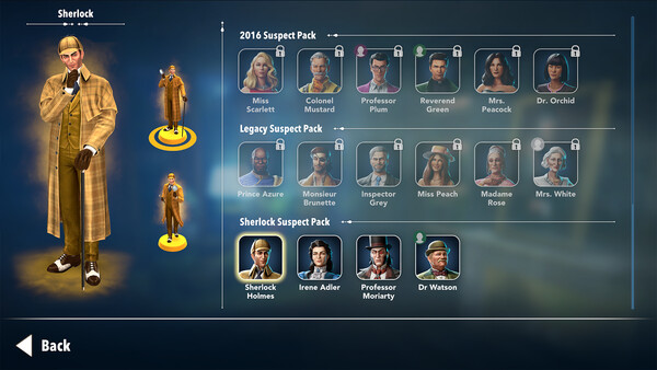 Clue/Cluedo: Sherlock Suspect Pack