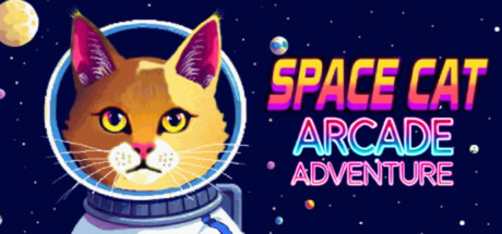 Space Cat Arcade Adventure(カジュアル・インディー、開発: Goblin Shaman Games、2026年発売)のヘッダー画像
