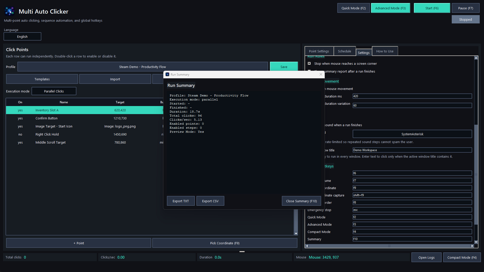 Multi Auto Clicker screenshot 10